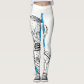 Kraken Octopus Leggins Leggings (Voorkant)