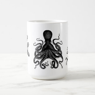 Kraken Octopus Mok cup voor Steampunk Cthulu fans!