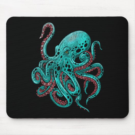 Kraken Octopus Muismat (Voorkant)
