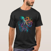 Kraken Octopus Sailing Ocean 2 T-shirt (Voorkant)