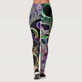Kraken Octopus Space Leggings Womens Yoga Pants (Achterkant)