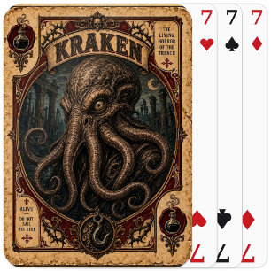Kraken, Oude Circusmonsters Pokerkaarten