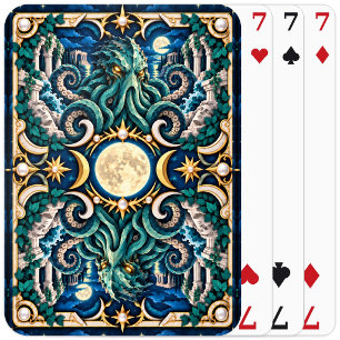 Kraken, Papierknip Monster Pokerkaarten