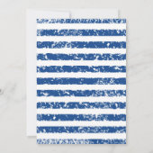 Kraken pirate nautische themauitnodiging bedankkaart (Achterkant)