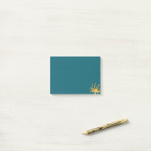 Kraken Post-it® Notes (Op bureau)
