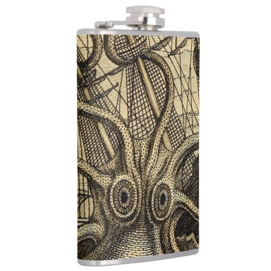 Kraken Print Heupfles (Rechts)