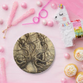 Kraken Print Papieren Bordje (Feest)