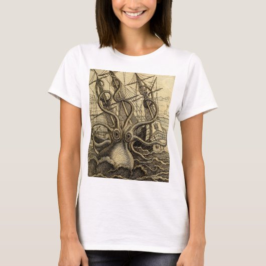 Kraken Print T-shirt (Voorkant)