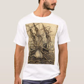  Kraken Print T-shirt (Voorkant)