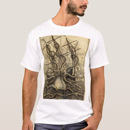 Kraken Print T-shirt (Voorkant)