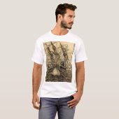 Kraken Print T-shirt (Voorkant volledig)