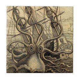 Kraken Print Tegeltje