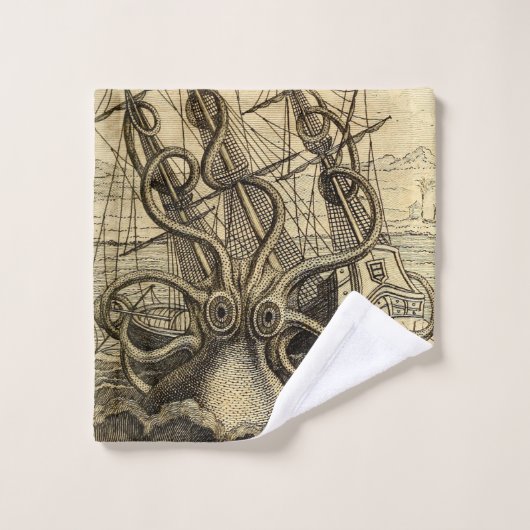  Kraken Print Washandje (Wasdoekje)