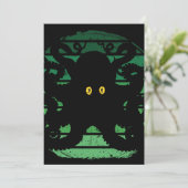 Kraken Retro Green Water Kaart (Staand voorkant)