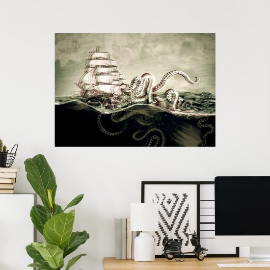 Kraken Serie Poster (Thuiskantoor)