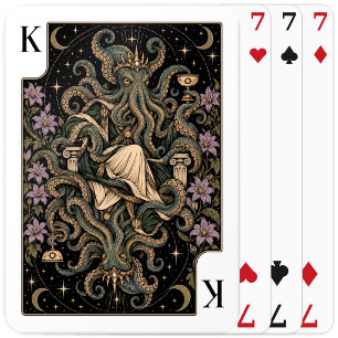 Kraken, Starlit Tarot Kunst Pokerkaarten
