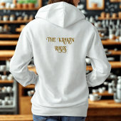 Kraken Steampunk Octopus Sieraad Goud Wit Hoodie