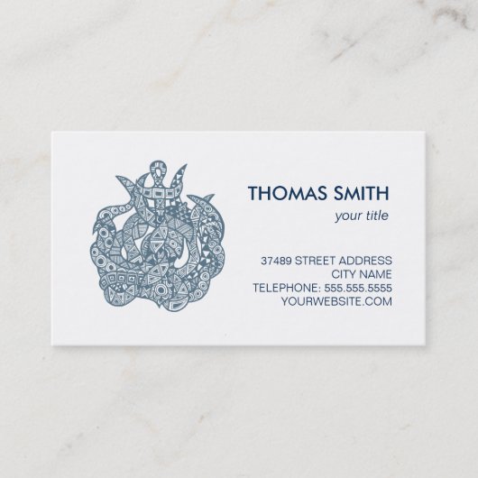 Kraken The Zee Monster Visitekaartje (Voorkant)