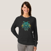Kraken Underwater Monster Octopus Zee Dweller Dive T-shirt (Voorkant volledig)