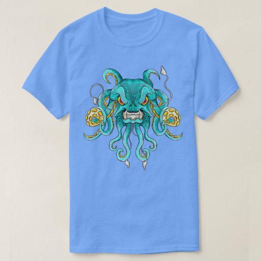 Kraken Underwater Monster Octopus Zee T-shirt (Design voorkant)
