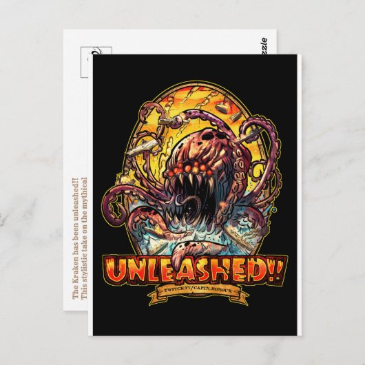 Kraken Unleashed Briefkaart (Voorkant / Achterkant)