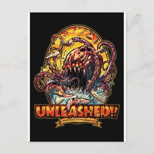 Kraken Unleashed Briefkaart (Voorkant)