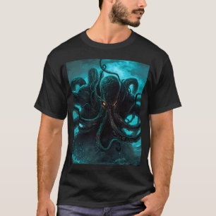 Kraken vernietigt een Zee monster T-shirt