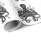 Kraken, Victoriaans Octopus, cthulu Steampunk papi Cadeaupapier (Rol Hoek)