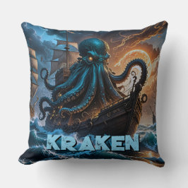 Kraken Zeemonster Kussen