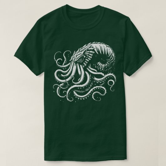 krakentekening t-shirt (Design voorkant)