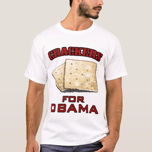 Krakers voor Obama T-shirt (Voorkant)
