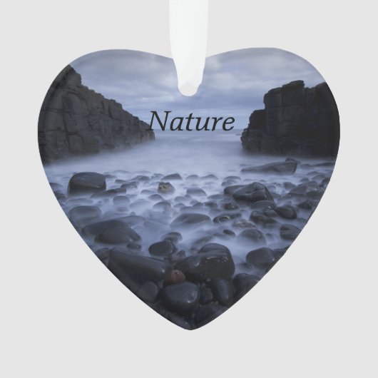 Krakjes en Rocks langs de Ocean Shoreline Orname Ornament (voorkant)