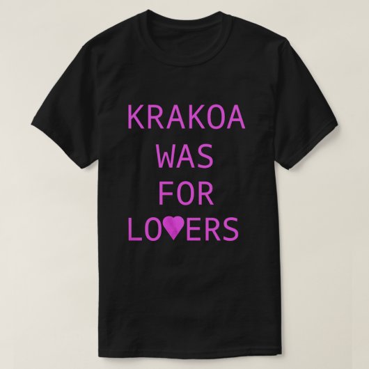 Krakoa was een liefhebber t-shirt (Design voorkant)