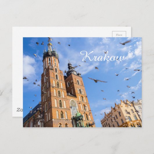 Krakow Briefkaart (Voorkant / Achterkant)