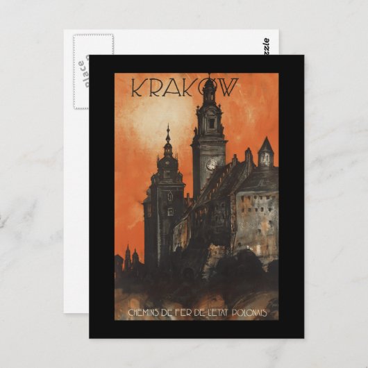 Krakow Briefkaart (Voorkant / Achterkant)