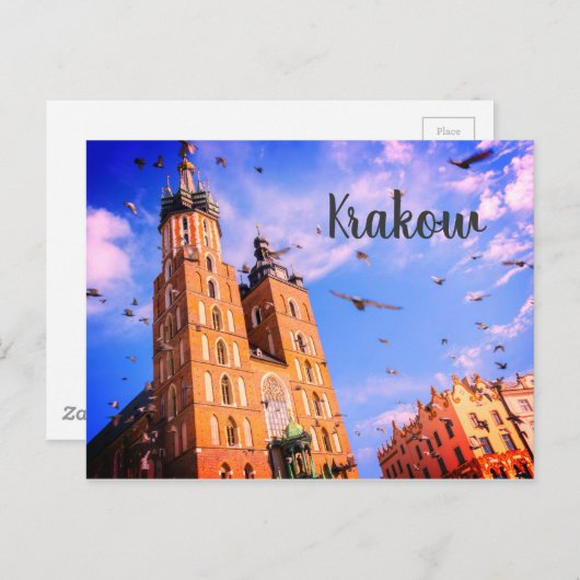 Krakow Briefkaart (Voorkant / Achterkant)