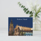 Krakow Cloth Hall Poland Briefkaart (Staand voorkant)