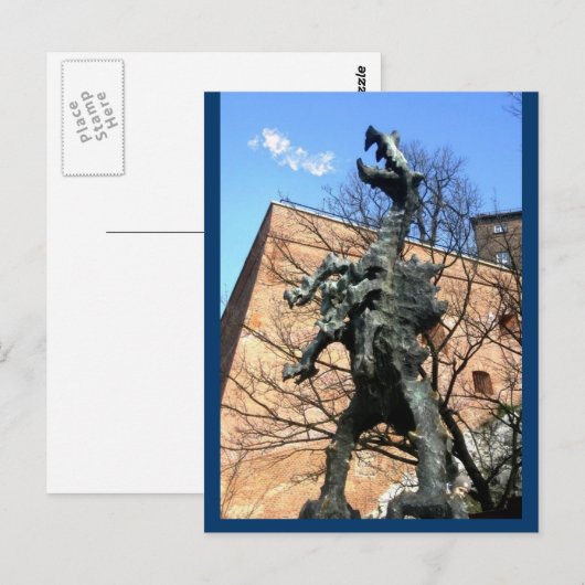 Krakow Dragon Briefkaart (Voorkant / Achterkant)