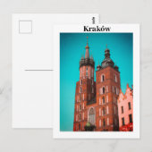Krakow Europe Poland Polska Old Town Briefkaart (Voorkant / Achterkant)