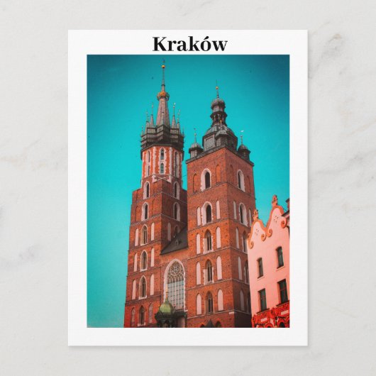 Krakow Europe Poland Polska Old Town Briefkaart (Voorkant)