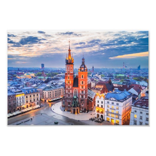 Krakow Foto print, Ryenek Square Afdruk (Voorkant)