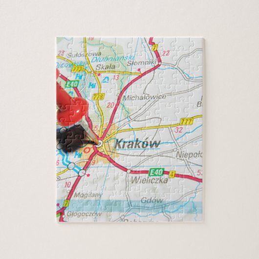 Kraków, Krakow, Krakau in Polen Legpuzzel (Verticaal)