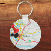 Kraków, Krakow, Krakau in Polen Sleutelhanger (Voorkant)