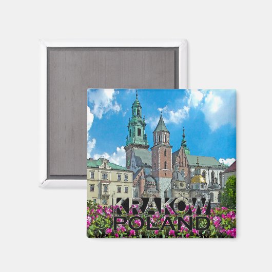 Krakow Magneet (Voorkant / Achterkant)