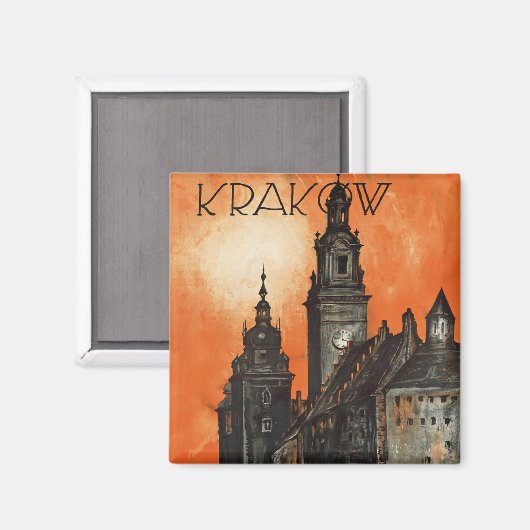 Krakow Magneet (Voorkant / Achterkant)