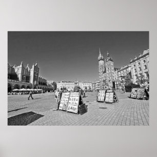 Krakow, Main Market Square, Polen, wall poster