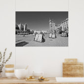 Krakow, Main Market Square, Polen, wall poster (Keuken)