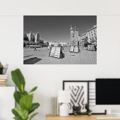 Krakow, Main Market Square, Polen, wall poster (Thuiskantoor)