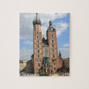 Krakow, Mariacki Church, St Mary's kerk, giften Legpuzzel