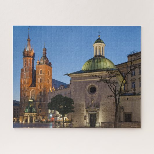Krakow Old Town Architecture Puzzle Legpuzzel (Horizontaal)